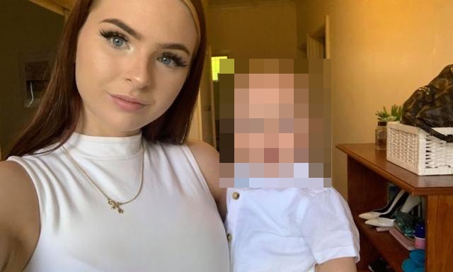 Mum Kiara described hearing a man's voice say her son was 'cute' over a baby monitor