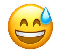  Phew! This emoji lets someone know you're relieved