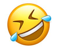  Share a good laugh with the recipient of this emoji