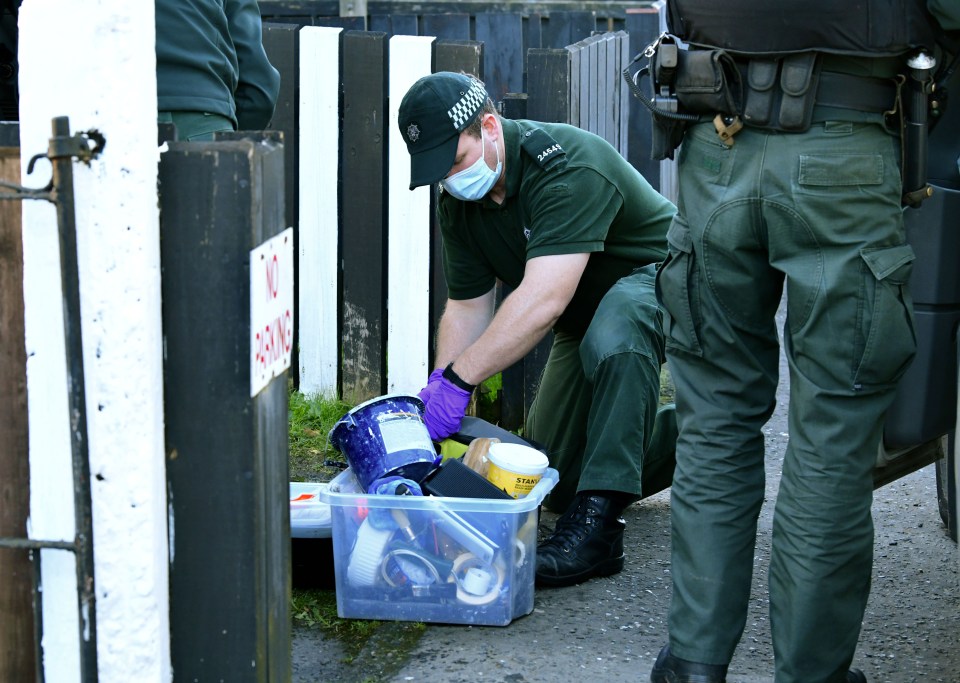 Cops are today searching a home in south Belfast in connection with their arrest. Officers have also gone through a car outside the property