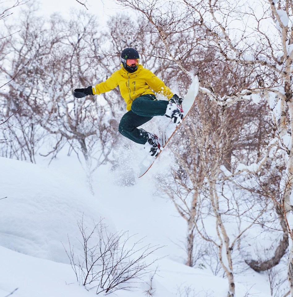 The 36-year-old can brush up on his snowboarding skills while he's up the mountains