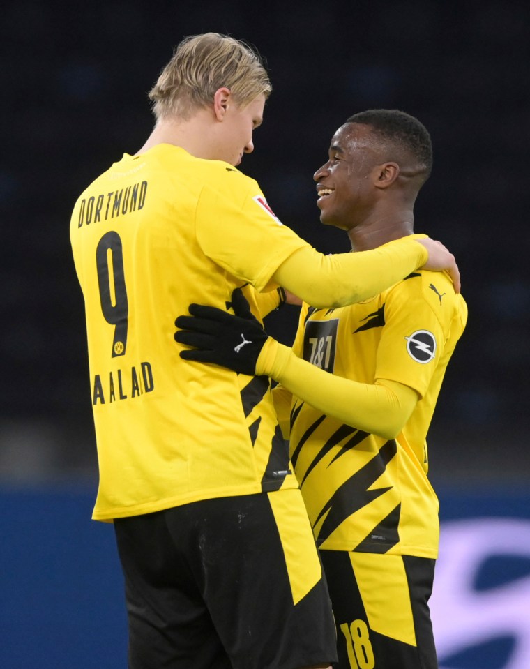 Youssoufa Moukoko made his long-awaited debut for Borussia Dortmund replacing Erling Haaland in 2020