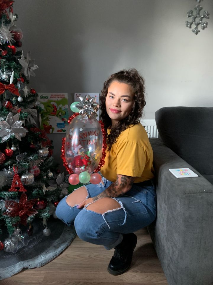 Sapphire Grimes-Williams wanted to give her daughter a "quarantined" Elf on the Shelf but didn't want to fork out £16 for a balloon 