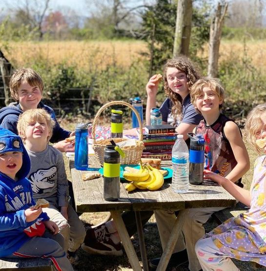 She also treats her kids to ‘junky’ cereal but admitted she doesn’t let them eat it every day 