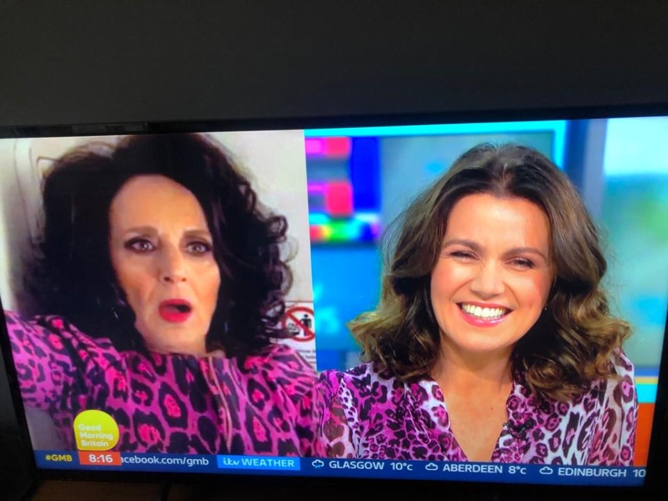 GMB viewers noticed that Susanna Reid looked like Birds Of A Feather’s Dorien Green today