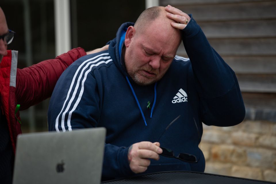 Tim Dunn breaks down in tears as he vowed to keep fighting for his son