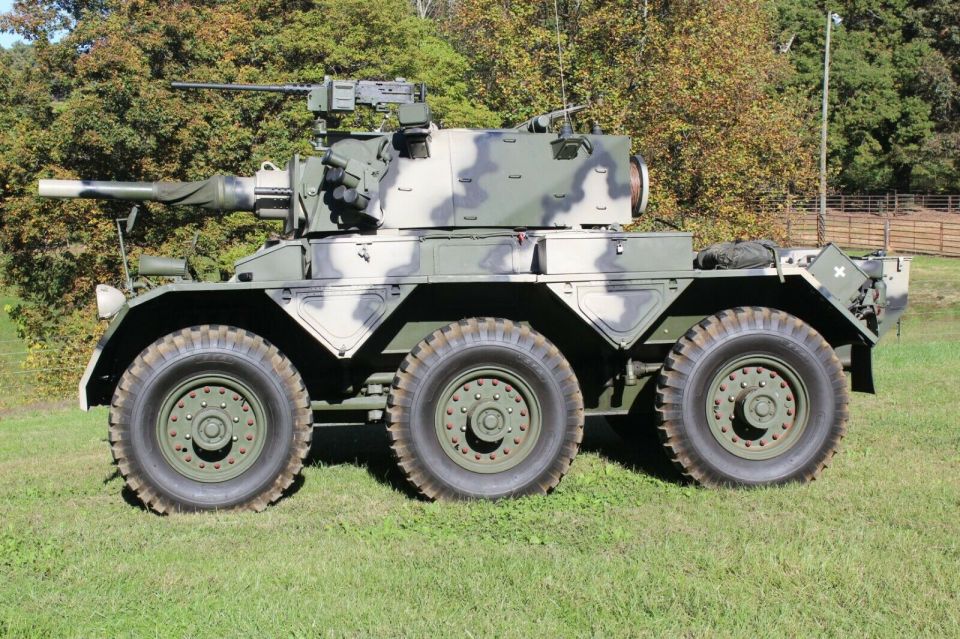 Drivers who want more bang for their buck can pick up an Army armoured vehicle with working cannon on eBay