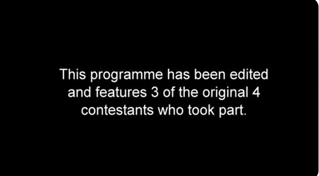 The BBC released a statement at the beginning of the show