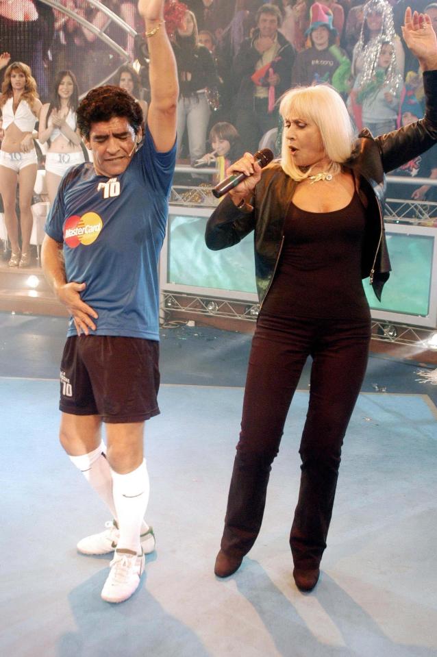 Diego Maradona became a television personality after he retired from the game