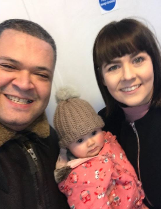 Heavy D's ex fiancée has shared a photo of herself with the CBB star and their daughter Rory