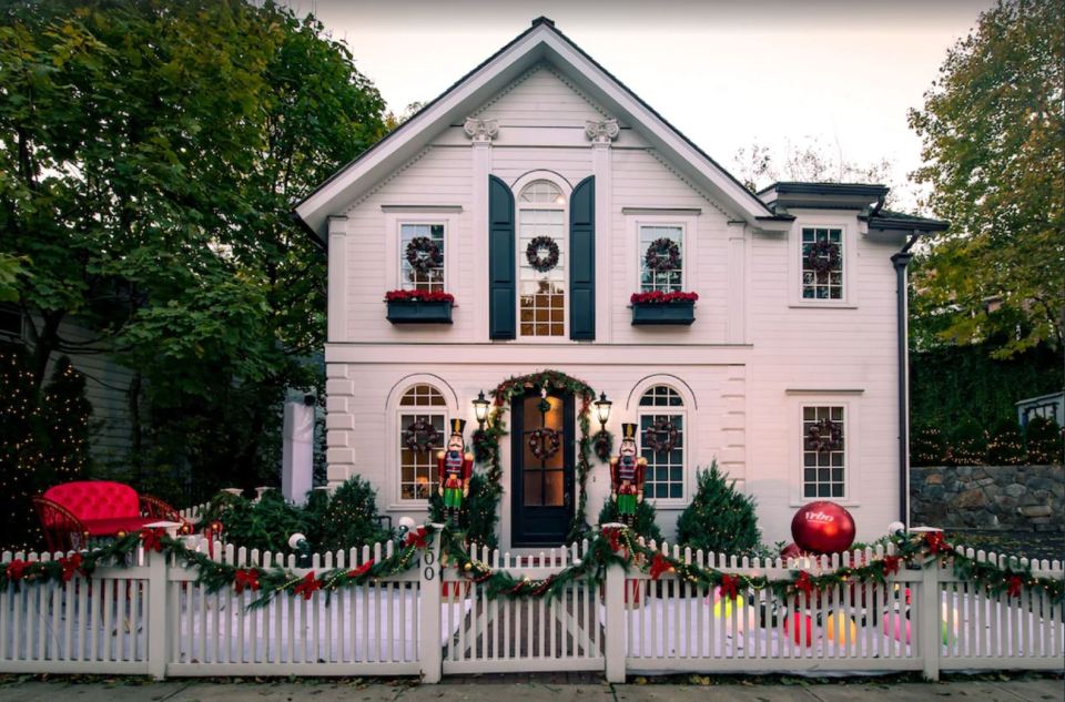 A Christmas-themed house has opened for the season