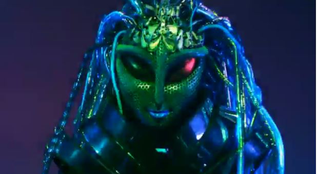 ITV released a preview of one of the new masks which appears to be a green alien