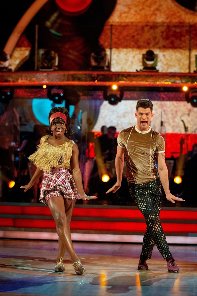 Clara and her partner Aljaz ended up bottom of the leaderboard 