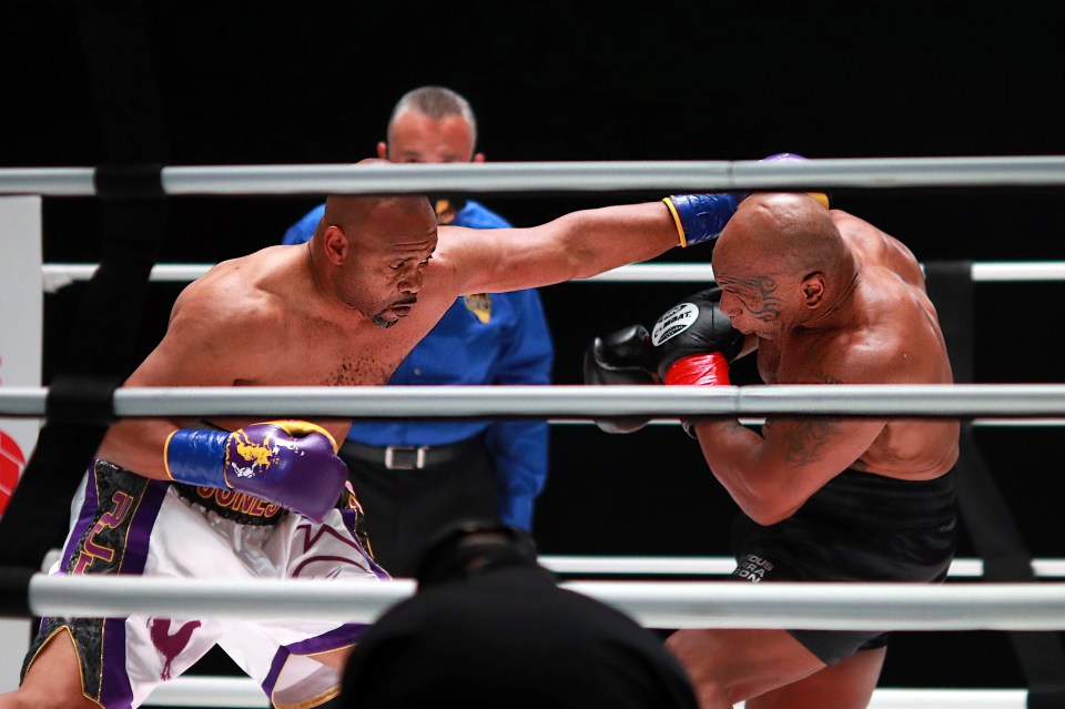 Roy Jones Jr, 51, hits back at 54-year-old Mike Tyson at Staples Center but the fight offered nothing to match modern boxers at their peak