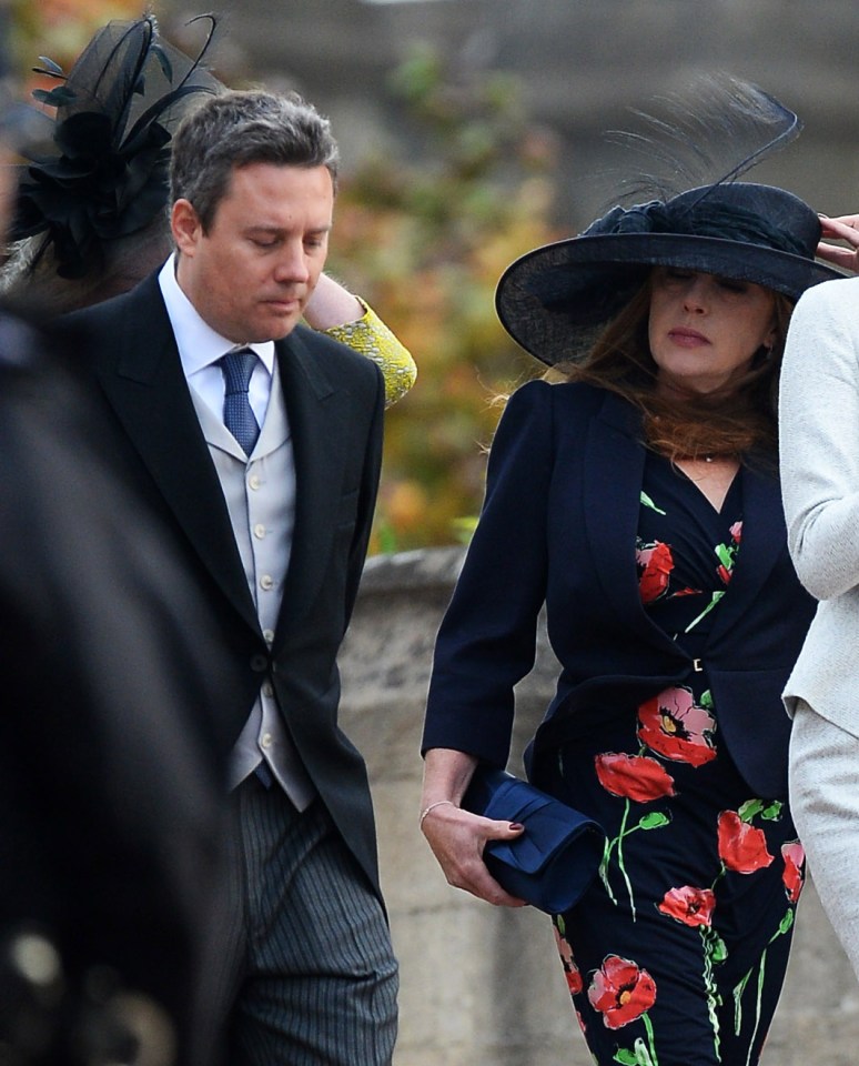 Jonathon Rowland and wife Anya attend Princess Beatrice's wedding