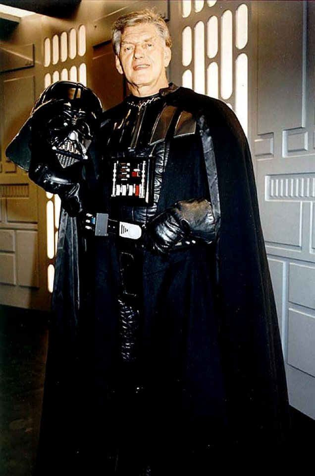 The British actor played Darth Vader in the original Star Wars trilogy 