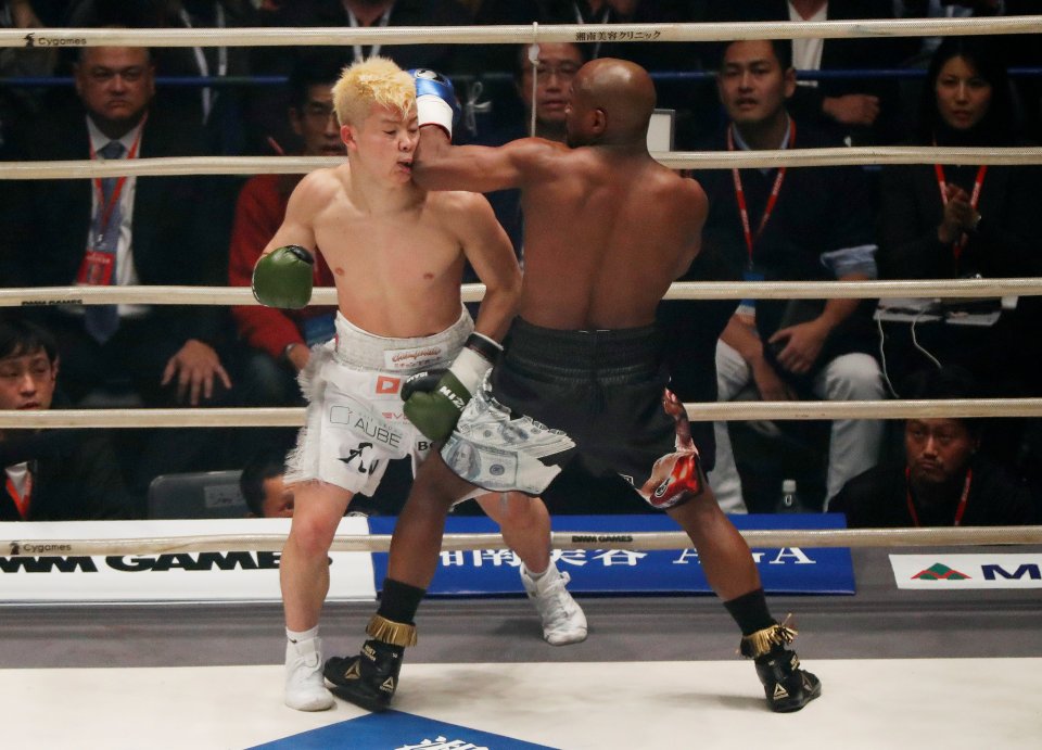 Mayweather beat Tenshin Nasukawa in Tokyo in December 2018 in an exhibition bout