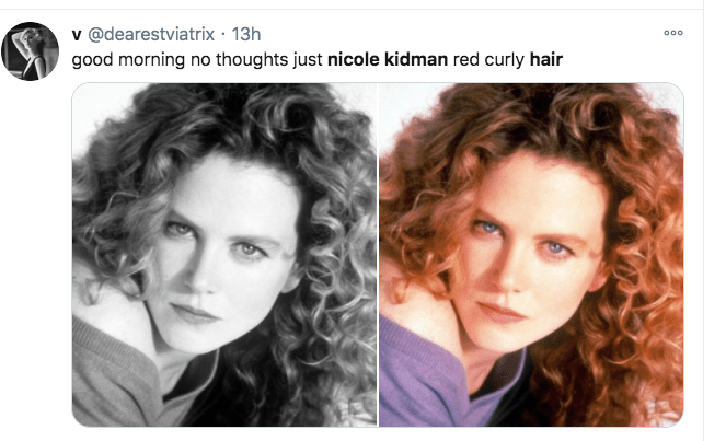 Fans are delighted with her look from the 90s