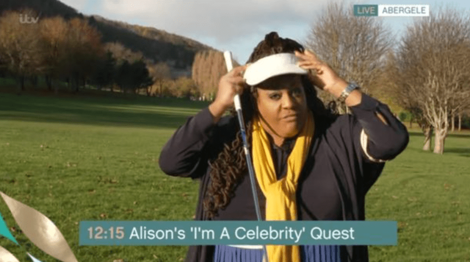 Alison Hammon got chased away from the I'm A Celebrity castle 