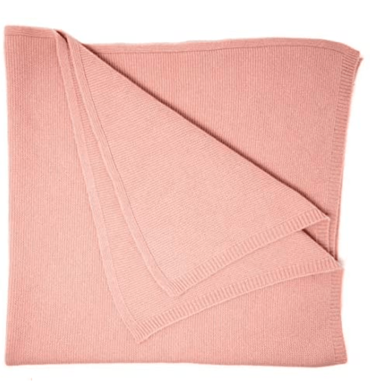  A cashmere blanket is soft enough for a baby's delicate skin