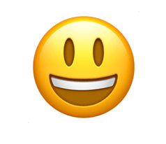  This one is one of the many happy face emojis