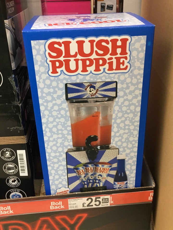 Asda has reduced this £45 Slush Puppie machine to £25 as part of an early Black Friday sale