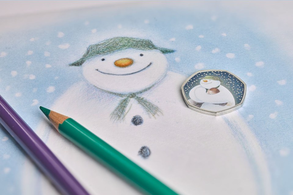 The New Snowman coin is being released just in time for Christmas