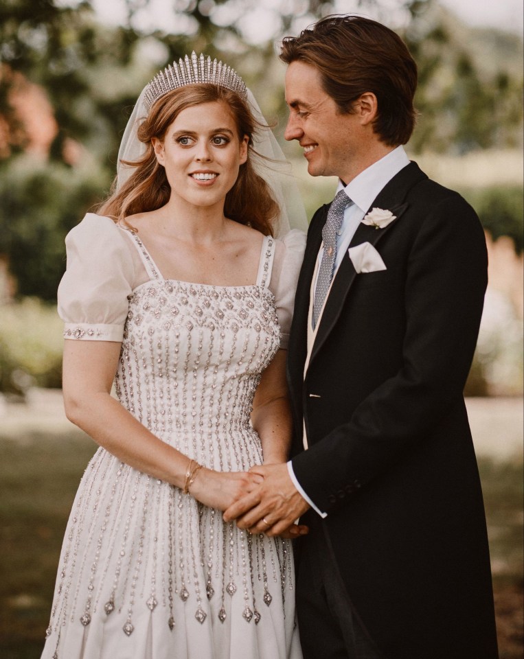 Bookies have slashed odds on Princess Beatrice announcing in December she is having her first baby with new husband Edoardo Mapelli Mozzi