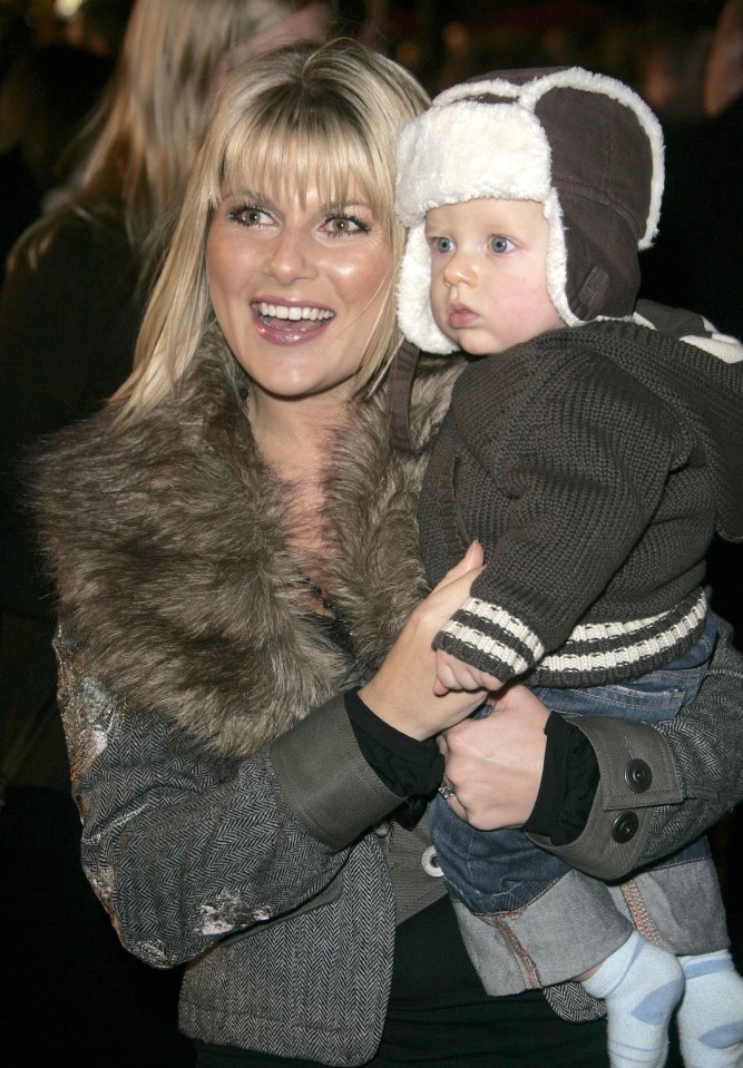 Christie pictured in 2006 with baby Mackenzie