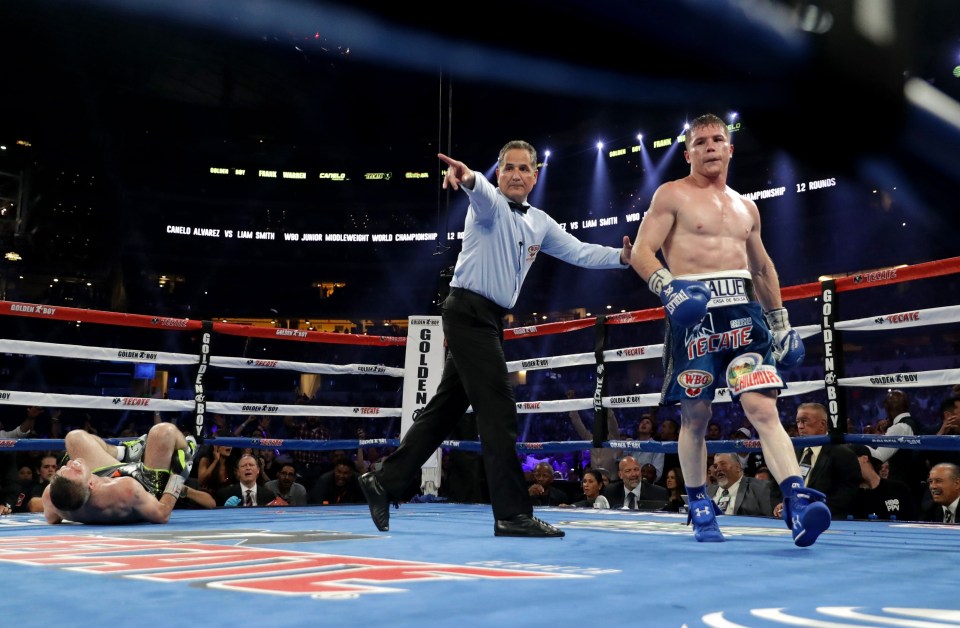 Liam Smith was convincingly beaten by Canelo in 2016