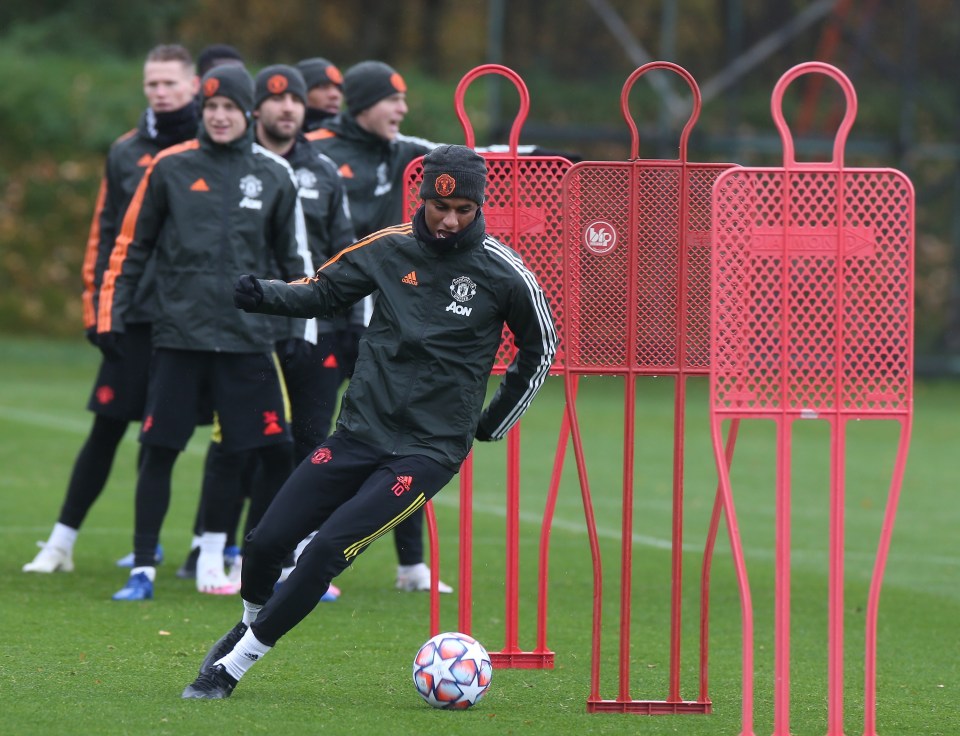 Marcus Rashford looks set to lead the line again on Wednesday