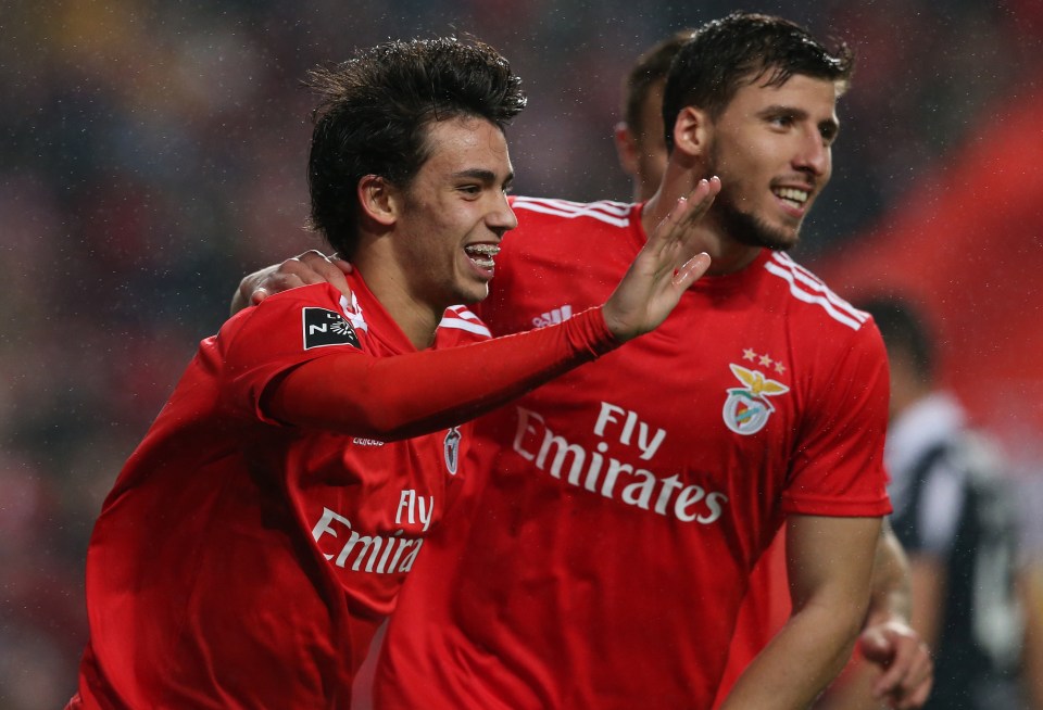 Joao Felix and Ruben Dias made Benfica a pretty penny