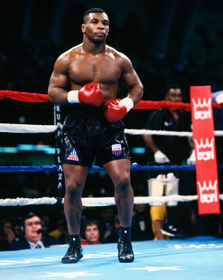 Mike Tyson comes out of his corner in 1990, aged 24