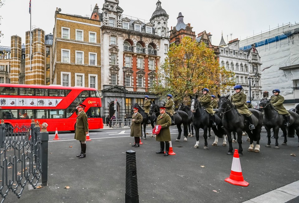 Today,  more than 100 poppy wreaths will be placed on board early-morning train services heading to London.