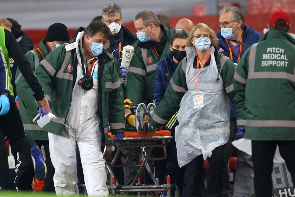 Jimenez was knocked unconscious and was stretchered from the field after a lengthy delay