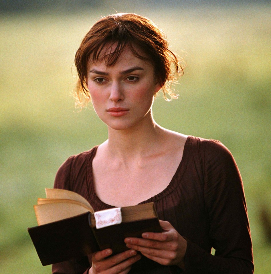 Keira won huge praise for her role in Pride and Prejudice