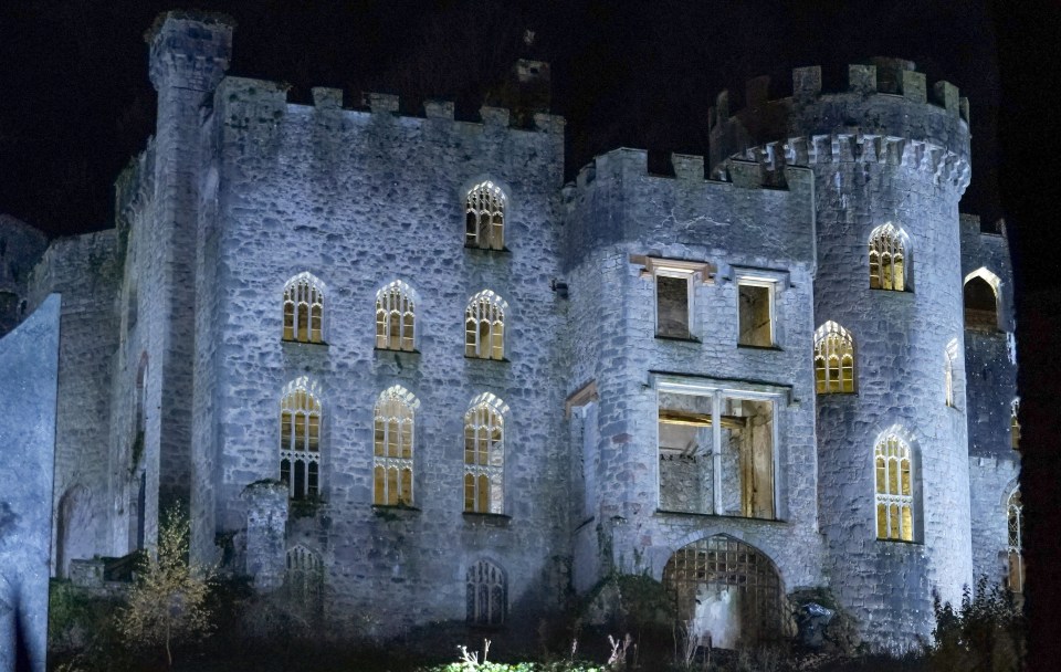 The campmates will stay in Gwyrch castle for three weeks