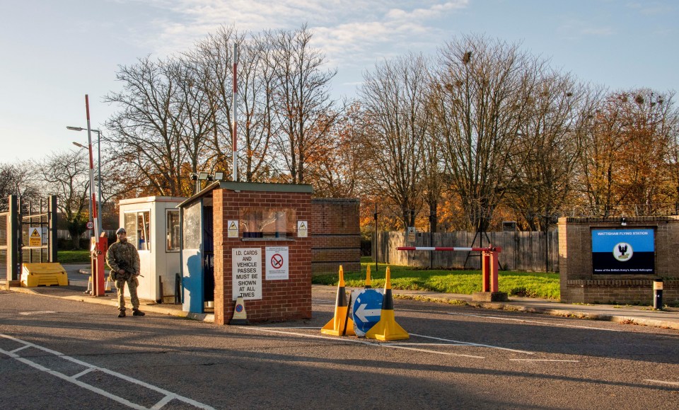 The craft is based at the RAF's Wattisham Flying Station