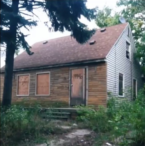 Eminem grew up in Detroit and used his humble childhood home as the backdrop for one of his albums