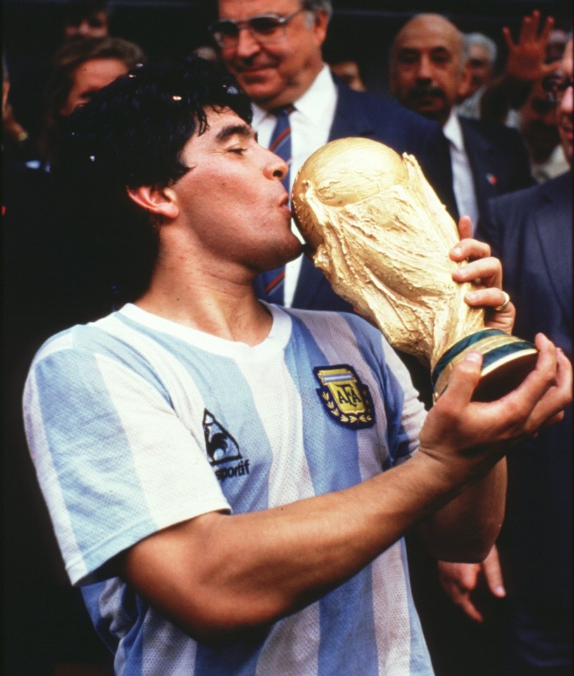 Maradona's wizardry inspired Argentina to win the 1986 World Cup in Mexico