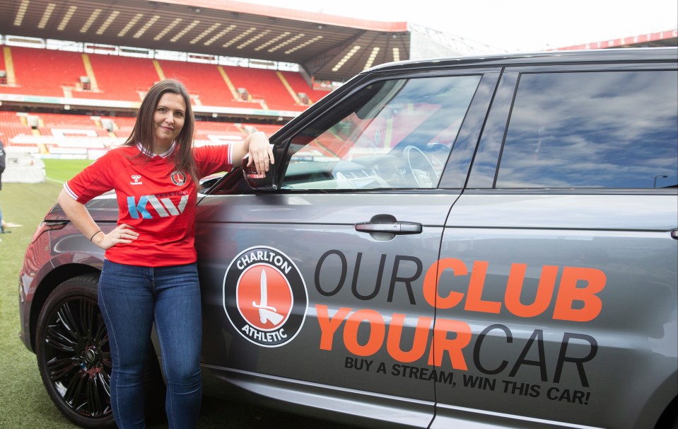 The £100,000 Range Rover on offer to one lucky Charlton fan