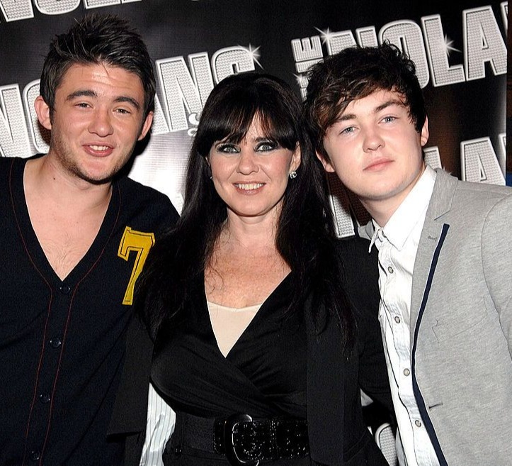 Shane and Coleen share sons Shane Junior, 31, and Rixton star Jake, 28