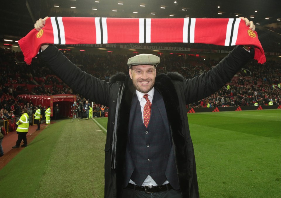 Tyson Fury is a big Manchester United fan and would love a fight at Old Trafford