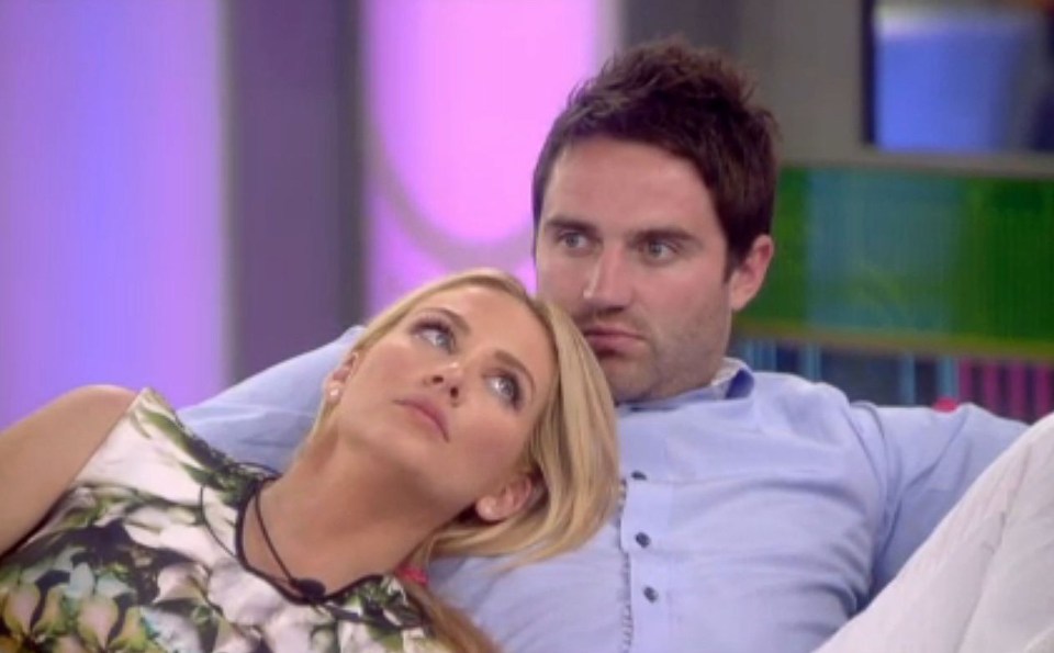 George Gilbey with American reality TV star Stephanie Pratt on Celebrity Big Brother