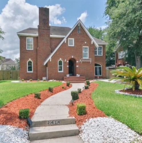 Beyoncé grew up in this modest detached house in Houston, which has three bedrooms