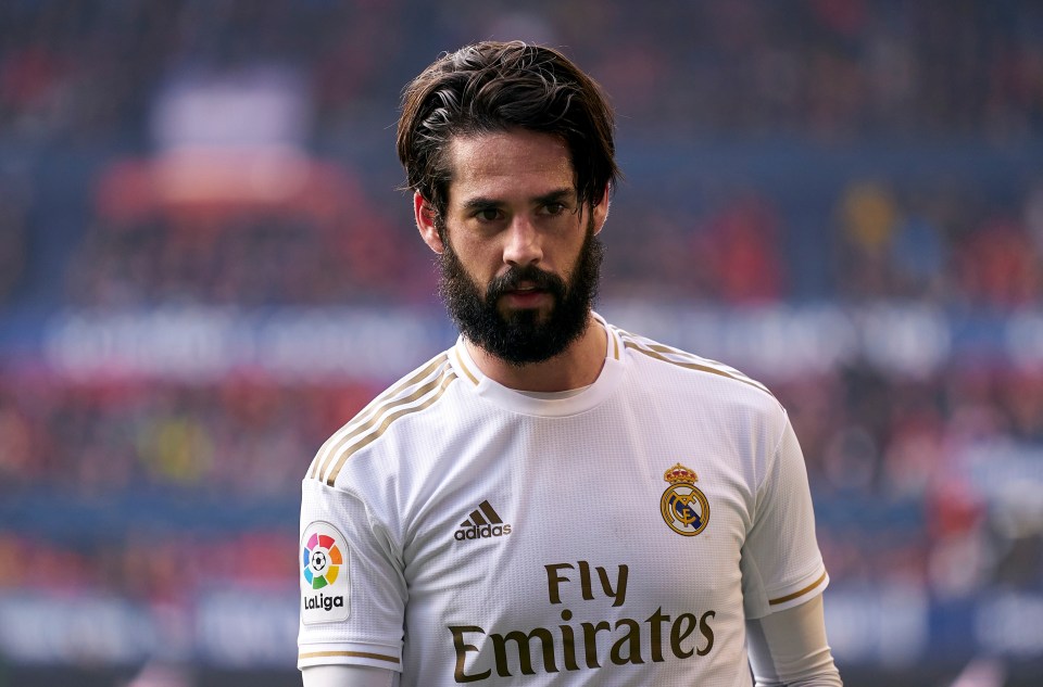 Isco has a £592.5m release clause in his Real Madrid contract