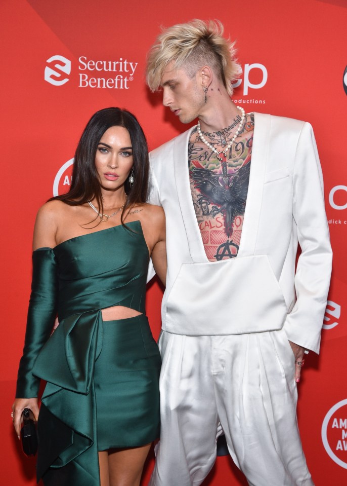 Stunning Megan Fox made her first red carpet debut with beau Machine Gun Kelly 