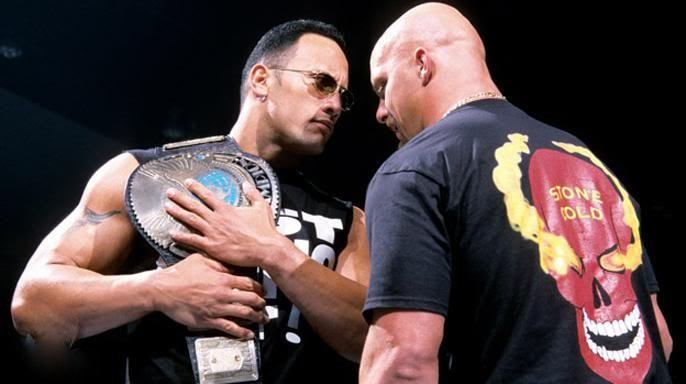 The Rock has revealed what he whispered to Stone Cold after retiring him