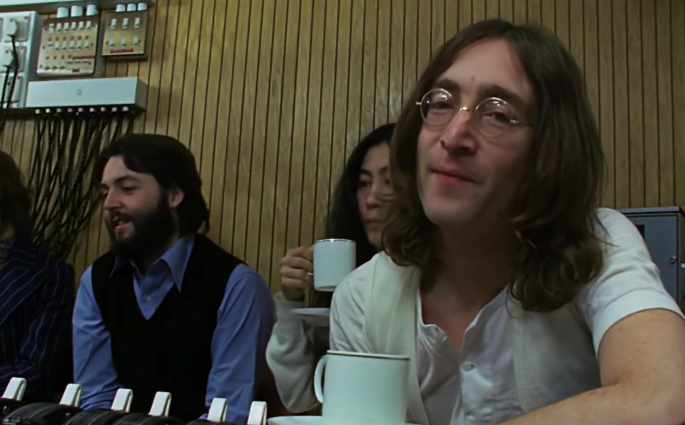 In a teaser for The Beatles: Get Back, Paul, Yoko and John happily sit down together for a cuppa