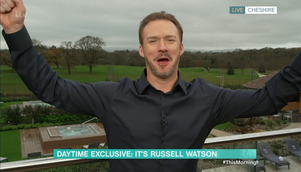 Russell, who appeared on This Morning after speaking to The Sun, admitted the show had done him a favour